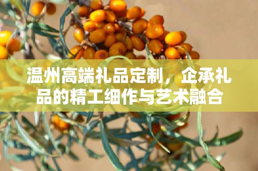 温州高端礼品定制，企承礼品的精工细作与艺术融合